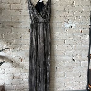 Silver/black jumpsuit